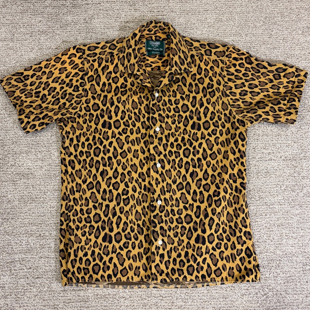 Gitman Brothers for need supply Co. - Leopard Print Men's short sleeve shirt